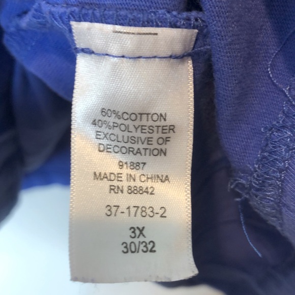 Roaman's Short Sleeve Open Weave Top 3X PLUS SIZE - Picture 3 of 8